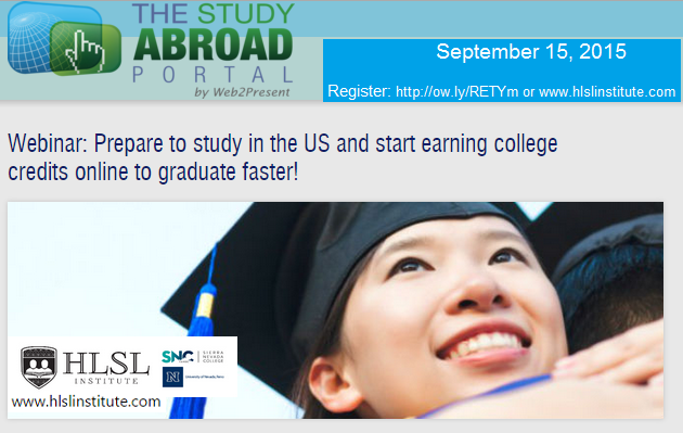 Register at http://www.thestudyabroadportal.com/hlsl-institute/earn-u-s-college-credits-online-and-graduate-sooner?w2palt=2